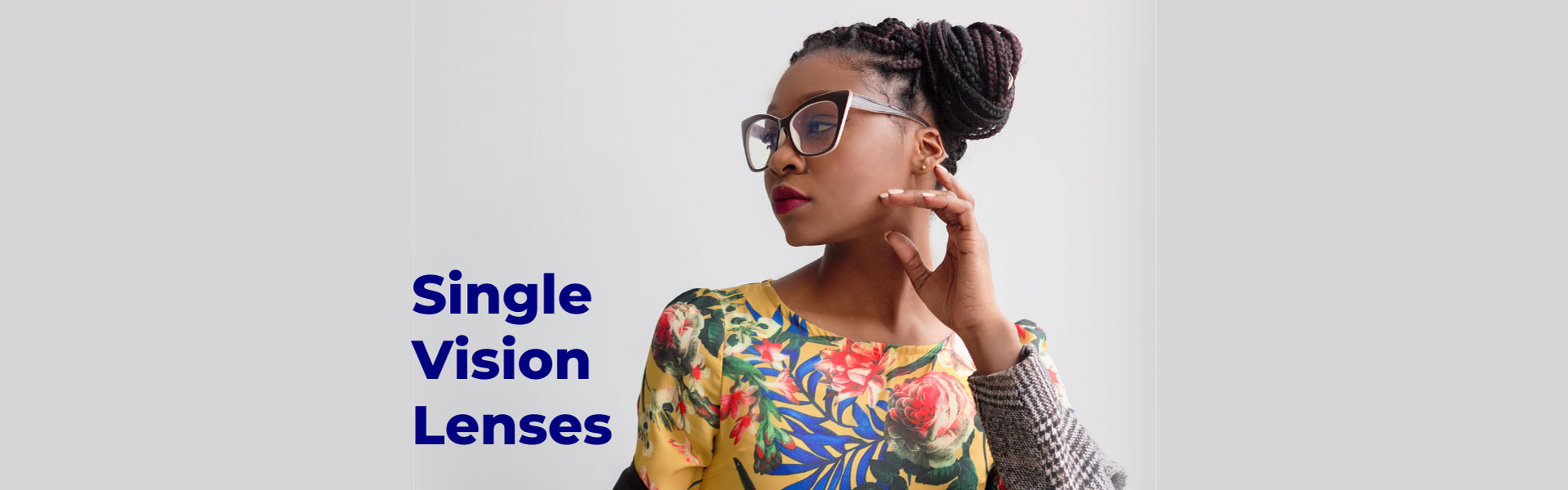 single vision lenses page header
